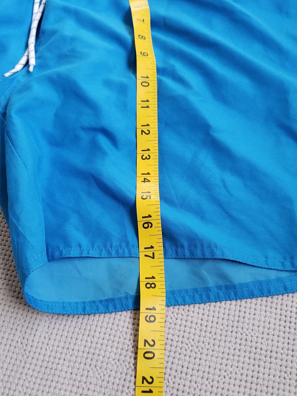 St. John's Bay Men's  Bright Blue Swim Trunks with‎ Drawstring XXL